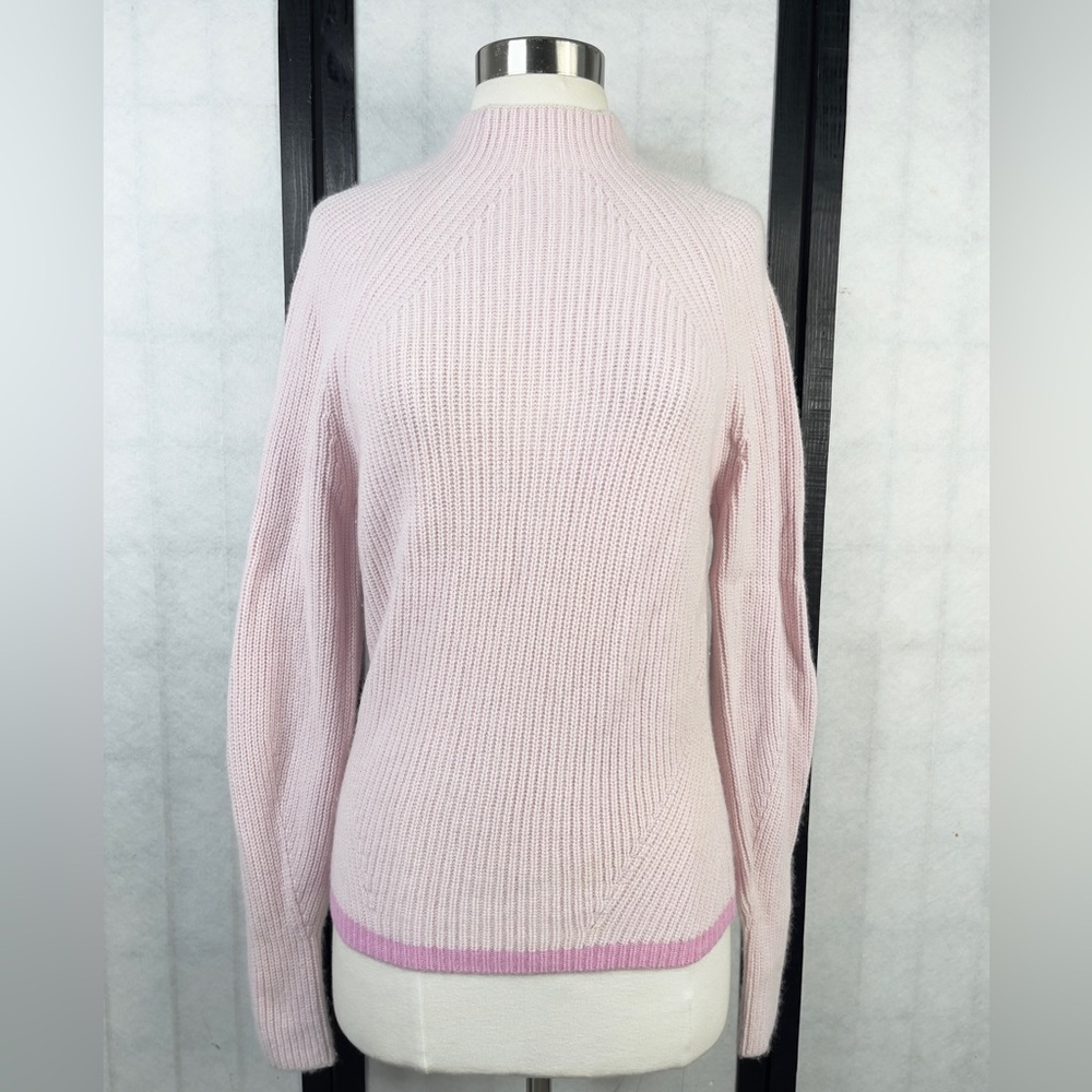 COS Light Pink Cowl Neck Sweater